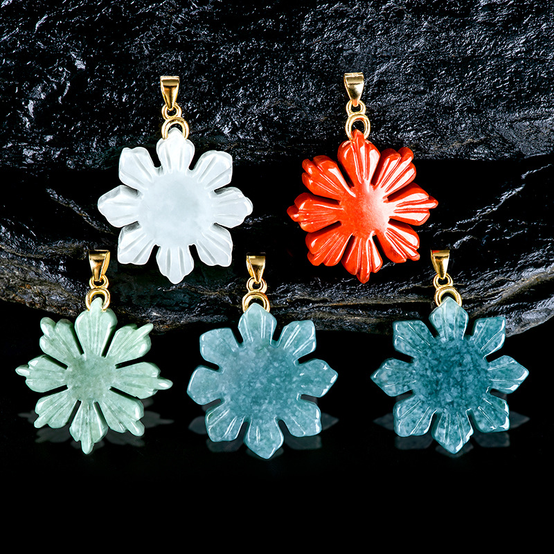Jewelry & Watches Sp Z Oo Janów Lubelski - Jadeite Jade Girassol Colar de Pingente