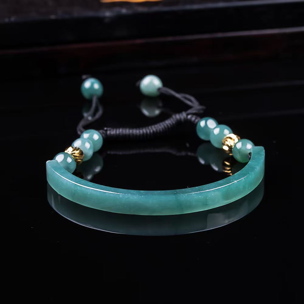 Jewelry & Watches Sp Z Oo Janów Lubelski - Myanmar jadeite pulseira acessórios esculpidos pedra