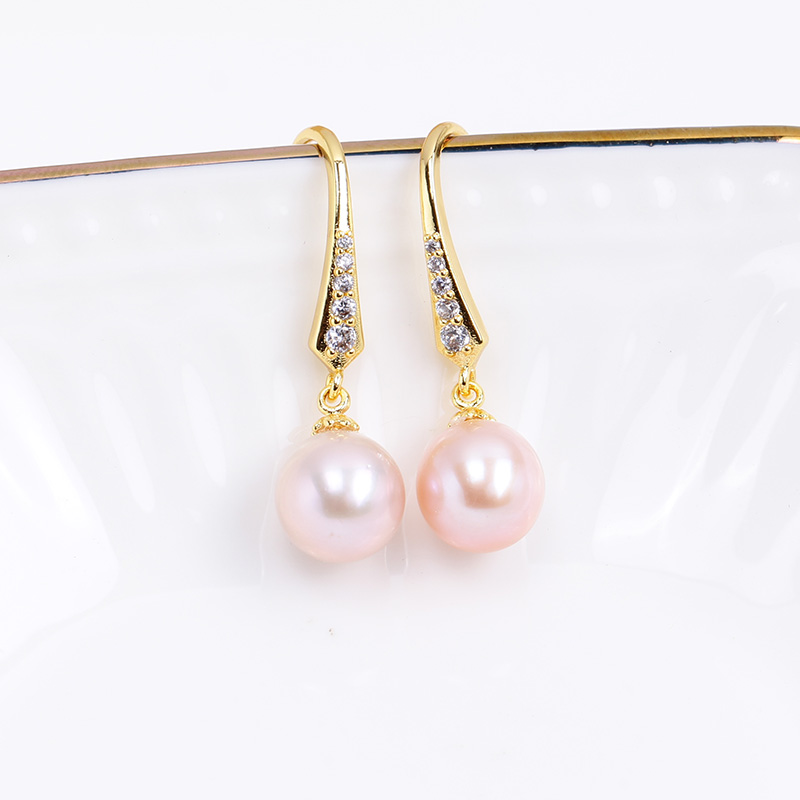 Pearl Stud Earrings - 1 Par de Brincos de Pérola