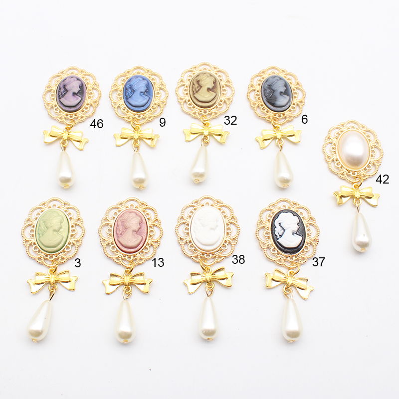 Pearl Stud Earrings - Novidade em Moda: 10 Peças/Lote, 25*58mm,