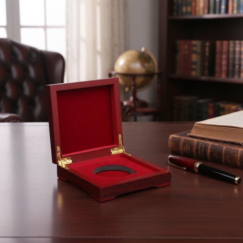 Collectors Coins Jewelry & Watches Of Smithtown Photos - Caixa Organizadora de Moedas de Madeira