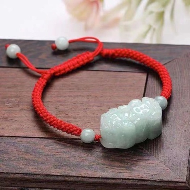 Pulseira Pixiu de Jade Natural - Jewelry & Watches Sp Z Oo Janów Lubelski avaliação e preço