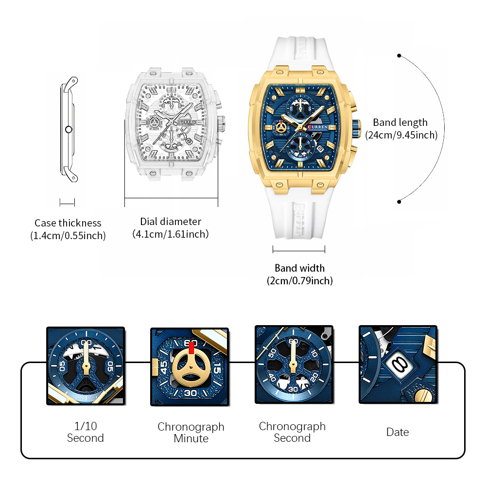 Relógio de Luxo Vintage CURREN - Jewellery Watch avaliação e preço