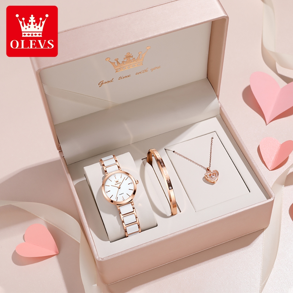 Olevs relógio feminino 5877 lu - Jewellery Watch avaliação e preço