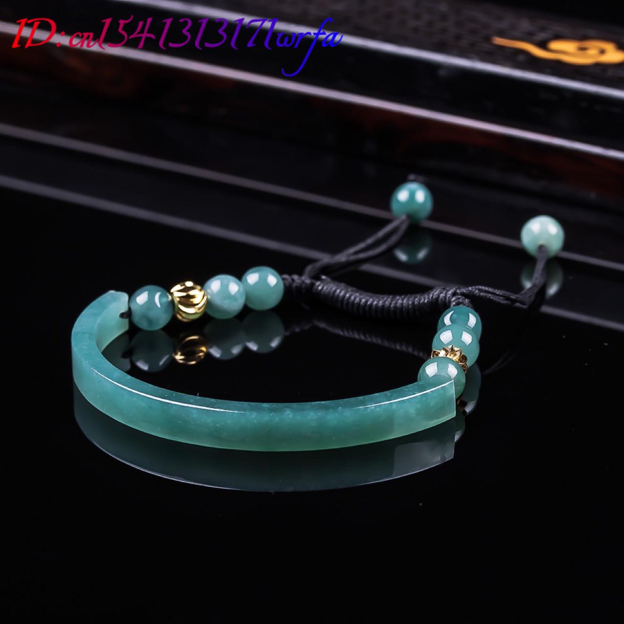 Myanmar jadeite pulseira acess - Jewelry & Watches Sp Z Oo Janów Lubelski avaliação e preço
