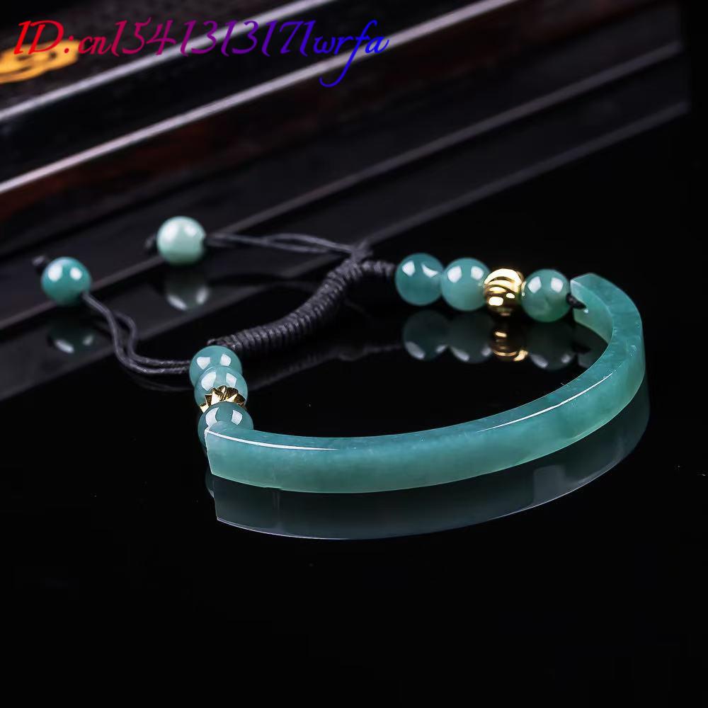 Myanmar jadeite pulseira acess - Jewelry & Watches Sp Z Oo Janów Lubelski avaliação e preço