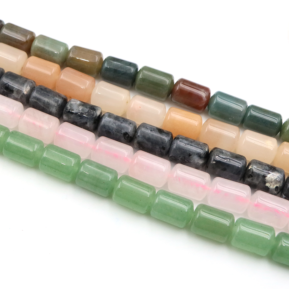 Contas Cilíndricas de Pedra Na - Gemstone Bracelet Healing avaliação e preço