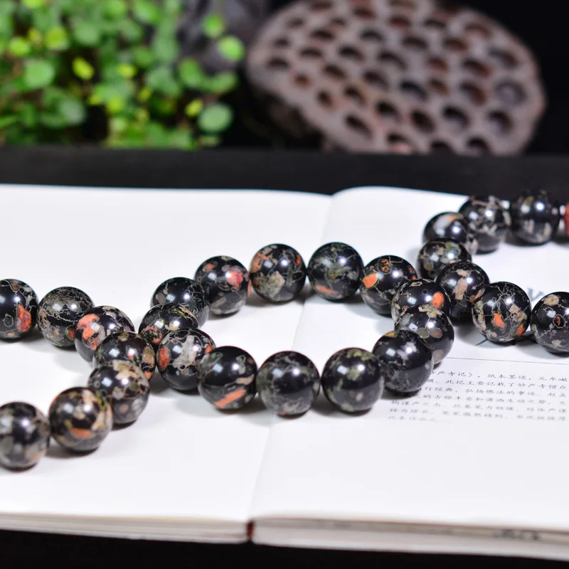 Pedra natural flor de ameixa j - Gemstone Bracelet Healing avaliação e preço