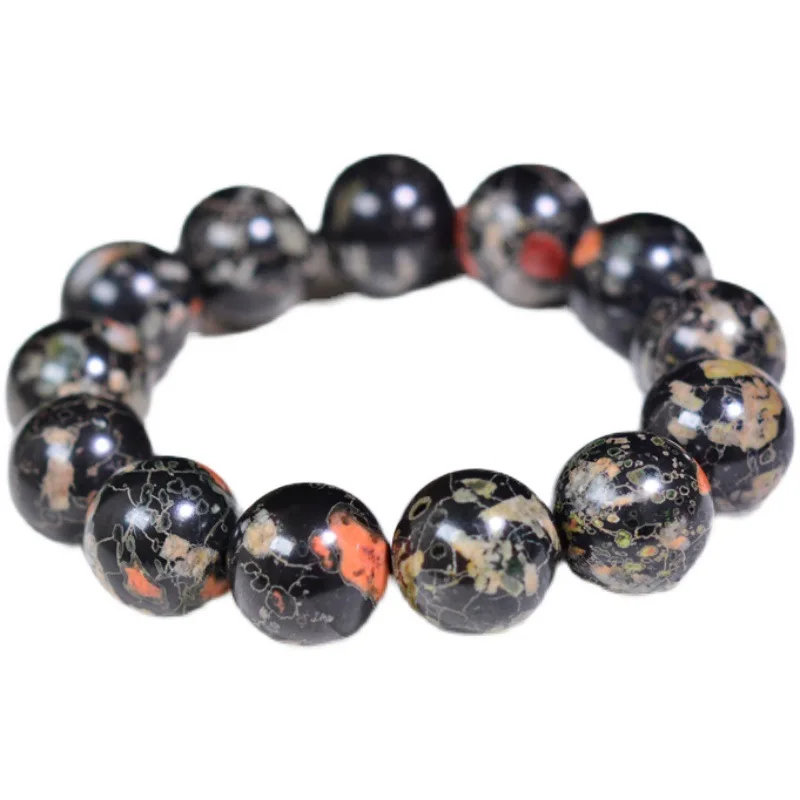Pedra natural flor de ameixa j - Gemstone Bracelet Healing avaliação e preço