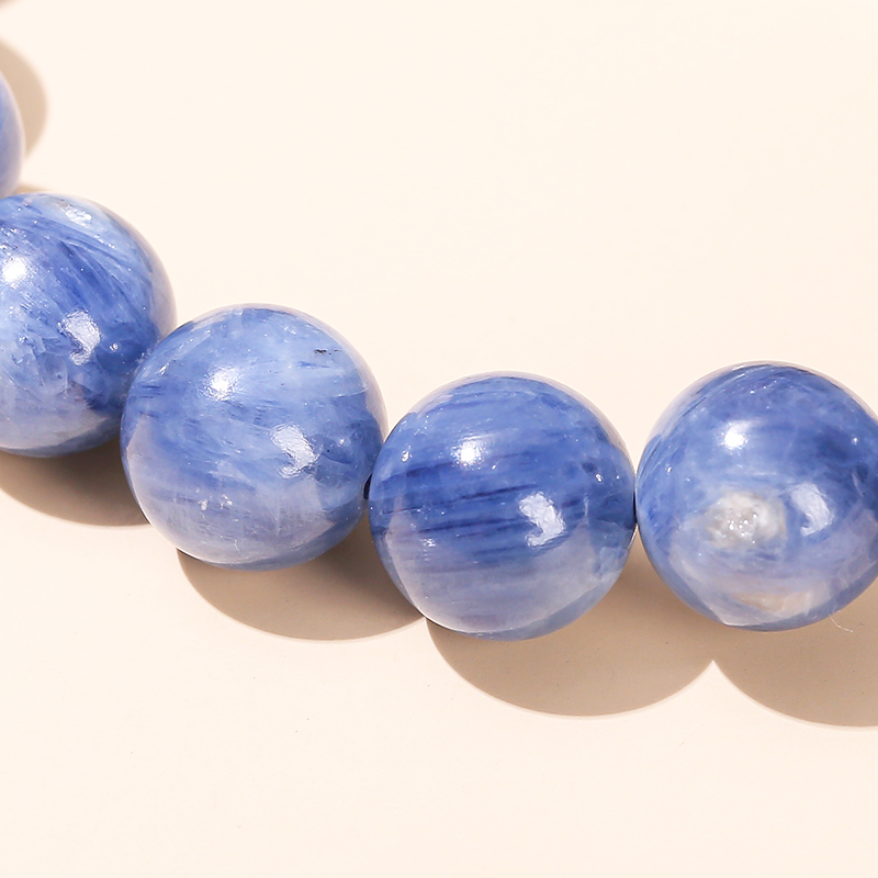 Pulseira de Cianita Natural Br - Gemstone Bracelet Healing avaliação e preço