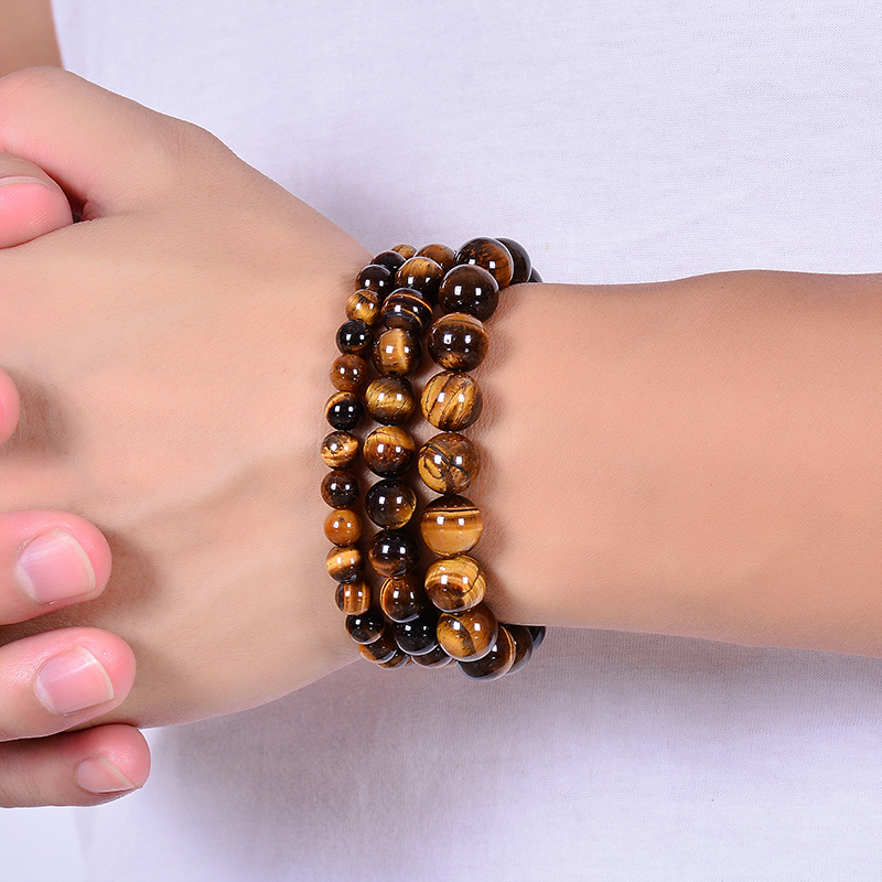 1pc moda tigre olho pulseiras  - Gemstone Bracelet Healing avaliação e preço