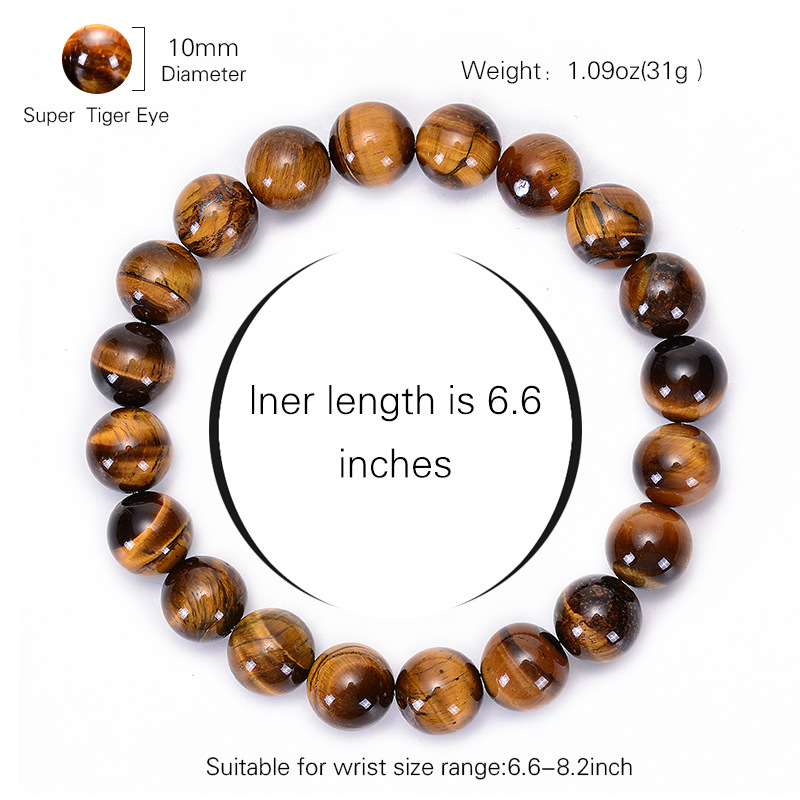 1pc moda tigre olho pulseiras  - Gemstone Bracelet Healing avaliação e preço