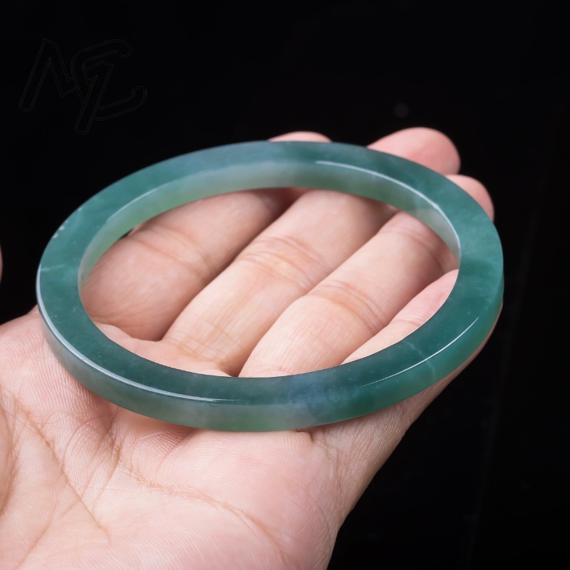 Pulseira de Jade Esmeralda Nat - Jewelry & Watches Sp Z Oo Janów Lubelski avaliação e preço